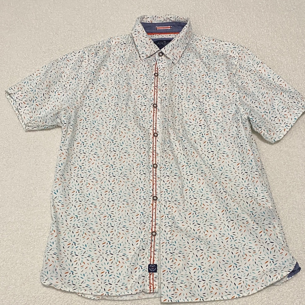 Men's Patterned Short Sleeve Shirt
